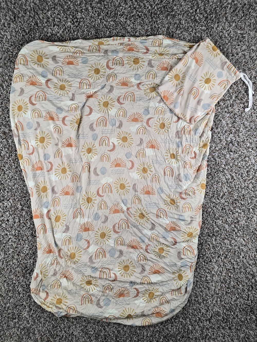 Little Sleepies Desert Sunrise Theme Cloud Bamboo Fitted Crib Sheet Rare Print